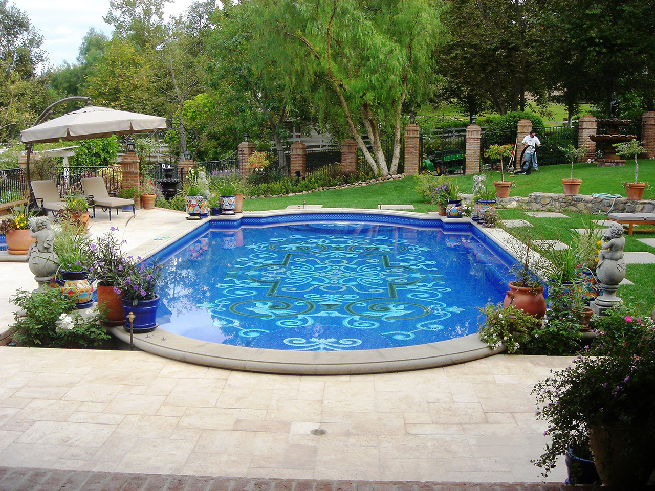 Mosaiclegs Custom Pool